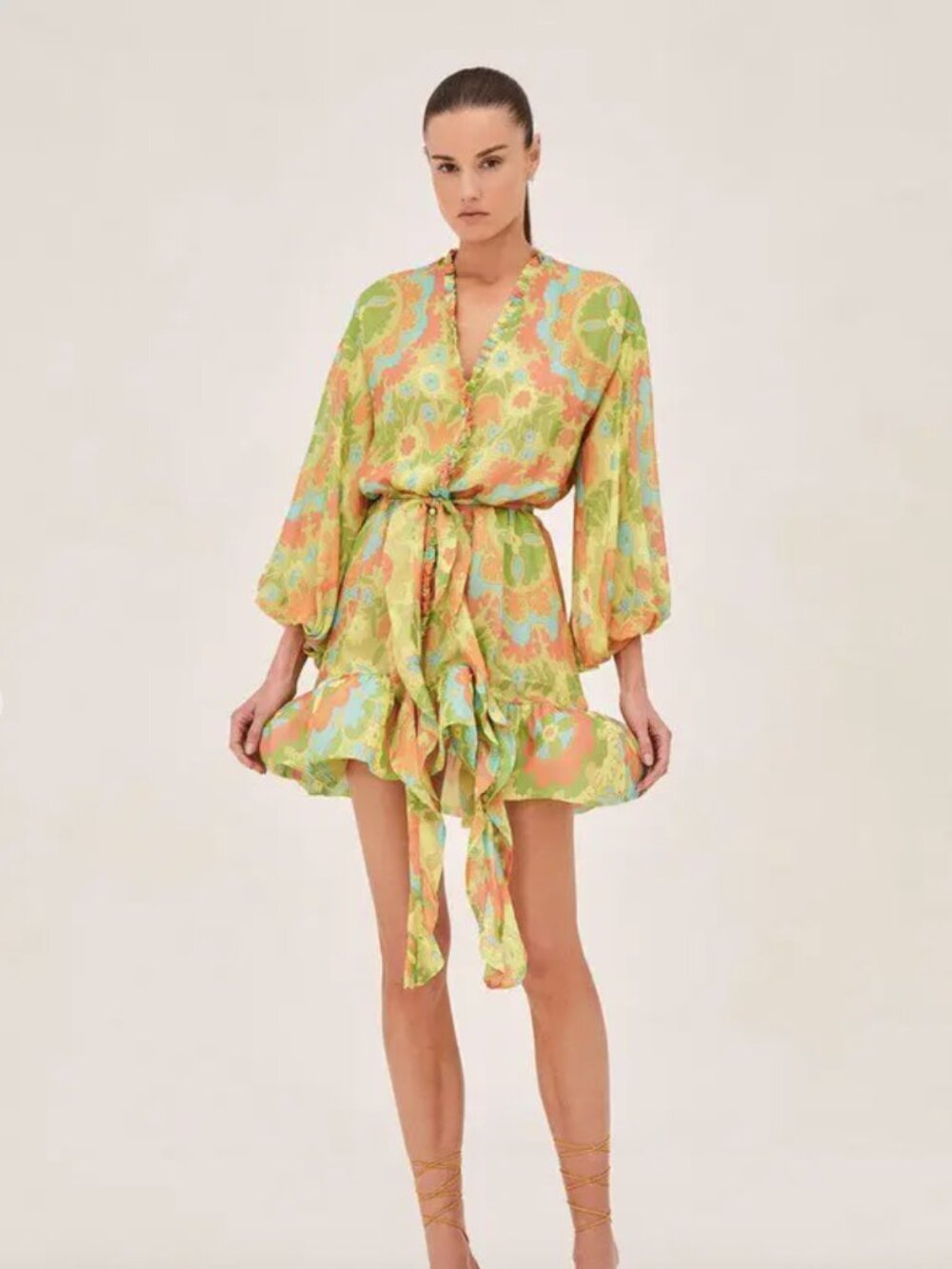 NWT Alexis Floral Analia Mini Dress